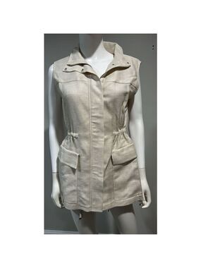 Akris Linen Sleeveless Vest Size 8